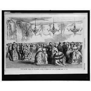 Napier Ball,Willards Hotel,Washington City,1859,dancing 