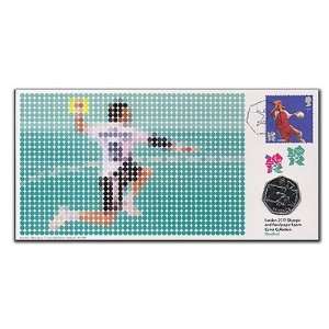  2012 Olympic Handball Coin Cover From Royal Mail 