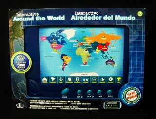   Interactive Around The World Map Geography Quiz Educational Toy  