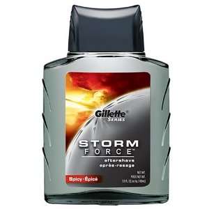  Gillette Series After Shave Splash, Storm Force   3.5 fl 