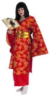 Geisha Kimono Deluxe Plus Size 18 20 Adult Costume  