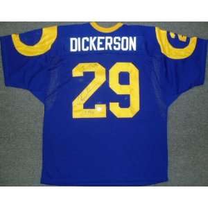 Eric Dickerson Autographed Jersey:  Sports & Outdoors