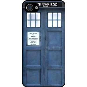  TARDIS Blue Police Call Box Black iphone Case (Compatible 