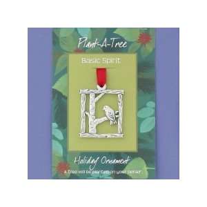  Pewter Bird On A Limb Plant a Tree Ornament by Basic 