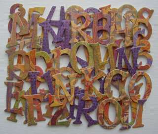 Basic Grey *FUSiON* Chipboard Alphabet Letters ~*New*~  
