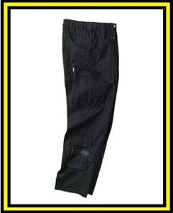 Woolrich Mens Cargo Pants w Calf&Side Pockets  Black  
