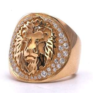    CARRERA y CARRERA 2.00cts Fiera Lion Diamond Gold Ring Jewelry