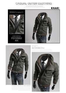 Y02 Mens jackets dandy safari coats jackets 2Color  