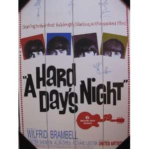  Beatles A Hard Days Night Radio Days Authentic Artwork 