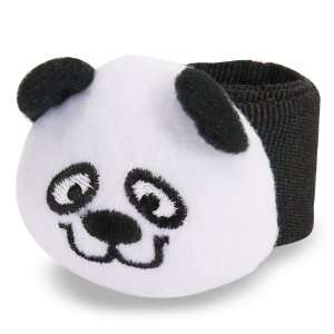  Panda Plush Slap Bracelets Party Supplies (Black & White 