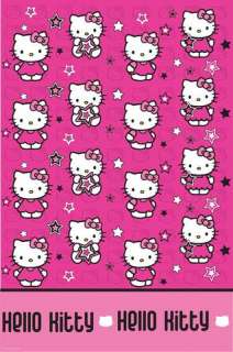 Hello Kitty Pink Stars Partyware   All Under 1 Listing   Free Post 