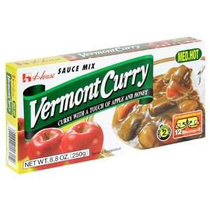House Sauce Mix, Vermont Curry, Med/Hot, 8.8 oz (250 g)  