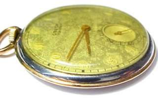 Gruen Veri Thin ~ Vintage Sterling Silver Pocket Watch w/ Original Box 