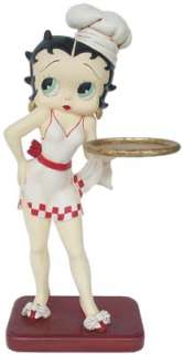 Betty Boop Cook Statue with Tray   3FT  