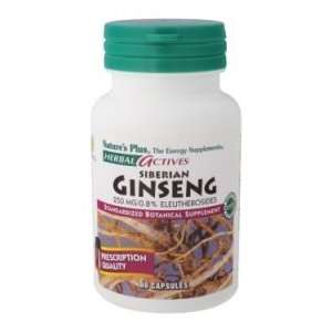  Natures Plus   Siberian Ginseng, 250 Mg, 60 Capsules 