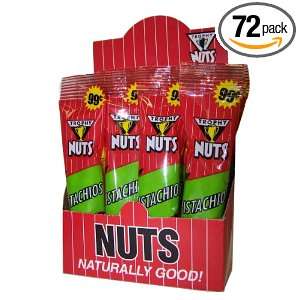 Trophy Nut Natural Pistachios, 1.25 Ounce Tubes (Pack of 72)  