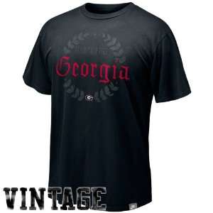  Nike Georgia Bulldogs Black Laureate T shirt Sports 