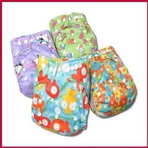   lot washable reuseable baby cloth diaper all in one size: Baby