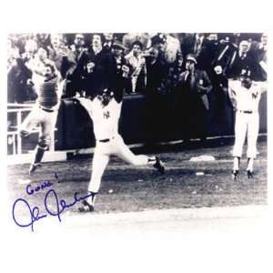  Chris Chambliss Autographed Picture   1977 WS HR8x10 