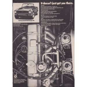   Sportscar British Leyland Motors 1974 Original Vintage Advertisement