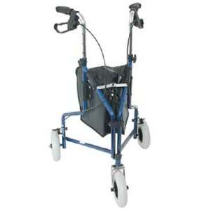  Mabis 3 Wheel Steel Rollator, Royal Blue; 2/Carton 501 