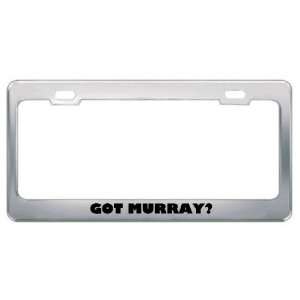  Got Murray? Boy Name Metal License Plate Frame Holder 