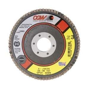   Cgw Abrasives 5X7/8 Z3 24 T27 Reg100% Za Flap Disc 