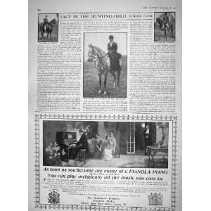   1910 DUCHESS NEWCASTLE HUNTING HORSE BEAUFORT AEOLIAN