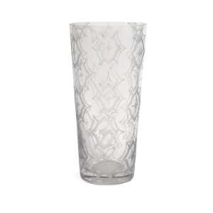  Evelyn Large Etched Glass Vase: Home & Kitchen