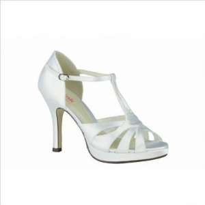  Pink Paradox London SKY WHITE Sky T Strap in White Size: 7 