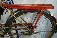 Vintage 1960s Hiawatha Gambles ladies cruiser bike silver red with 