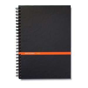  Whitelines Hard Wire Notebook A4, Lined, Black (WL66 