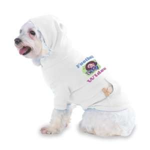   Widow Hooded T Shirt for Dog or Cat X Small (XS) White: Pet Supplies