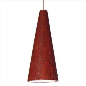 Fossil One Light Mini Pendant Canopy and Transformer: Without, Finish 