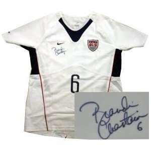  Brandi Chastain Autographed/Hand Signed White Nike 