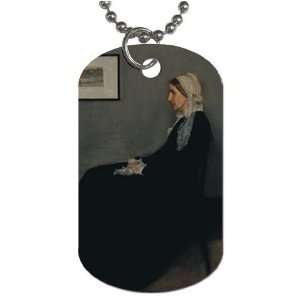  whistlers mother Dog Tag with 30 chain necklace Great 