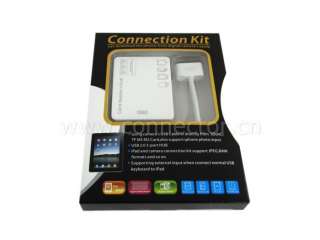 in 1 Camera Connection Kit SD TF MS &USB HUB for iPad  