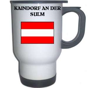  Austria   KAINDORF AN DER SULM White Stainless Steel Mug 