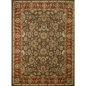  Concord Global Chester Kashan Brown Rug (9748): Home 