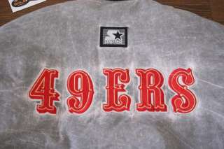 Vintage SF 49ERS Starter Jacket Sz.L! RARE,Chalk Line,VTG,MONTANA,RICE 
