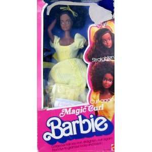  Magic Curl Barbie African American: Toys & Games