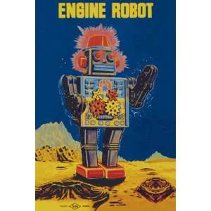 Engine Robot 44X66 Canvas