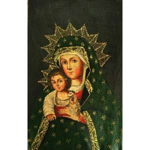  Madonna & Child Cuzco Oil Painting Peru Mary Jesus: Home 