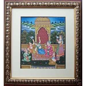    Elegant Ancient Time Mughal Paper Painting: Everything Else
