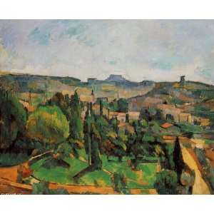 Made Oil Reproduction   Paul Cezanne   24 x 20 inches   Ile de France 