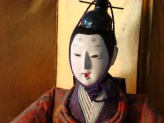   JAPANESE GOFUN EMPEROR EMPRESS MEIJI HINA DOLL 1867 Samurai Geisha