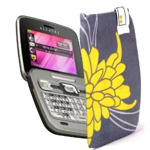  Sunflower Motif Fashionable Mobile Phone Sleeve For Alcatel 