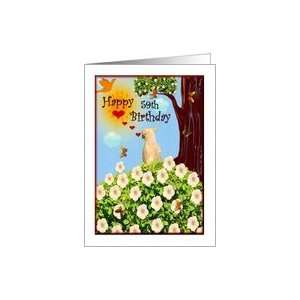  Birthday / Age Specific   59th / A Cockatoo in a tree Card 