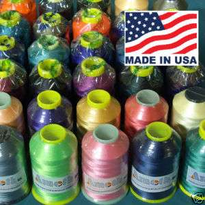 30 POLY AMETH MACHINE EMBROIDERY THREAD HUGE 5000m LOTS  