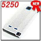 HARD RUBBER CASE COVER POUCH FILM FOR NOKIA 5250 WHITE